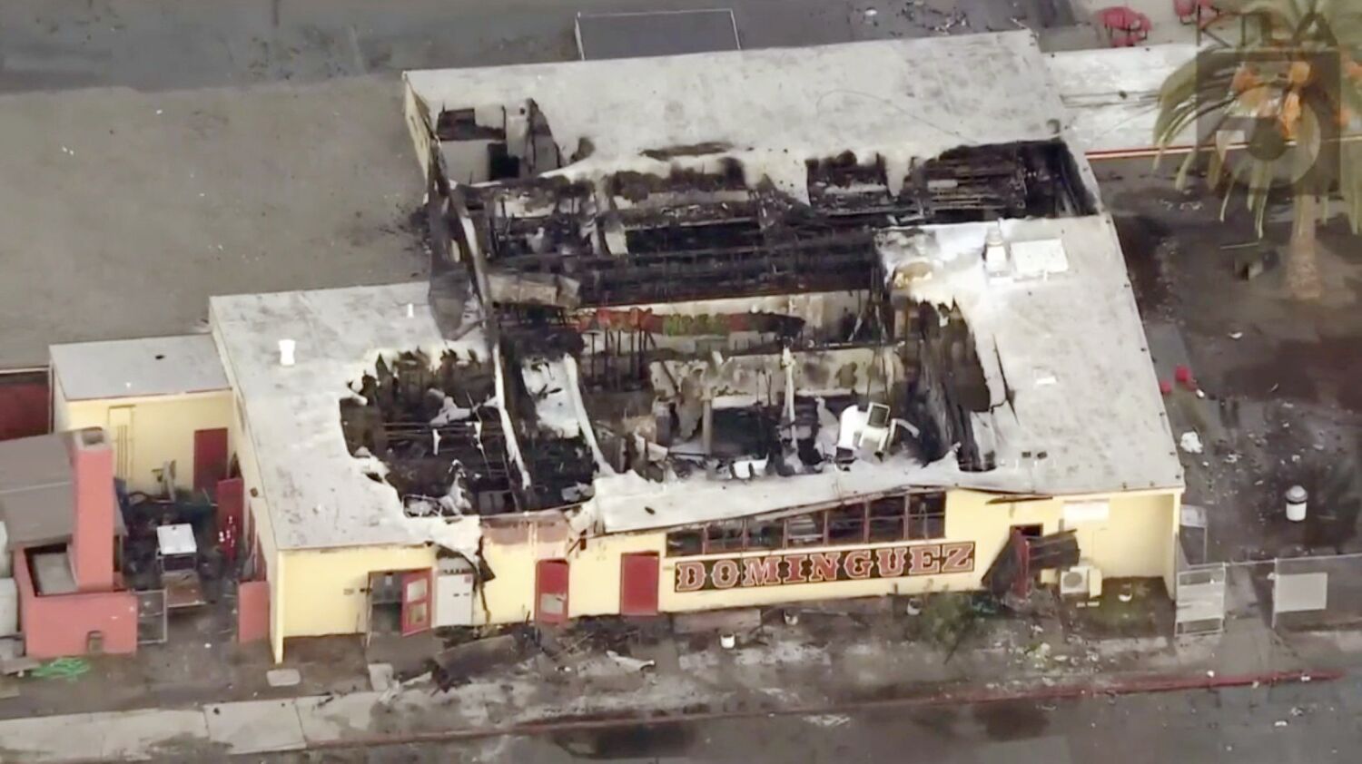 Classes canceled at Compton high school after fire destroys cafeteria
