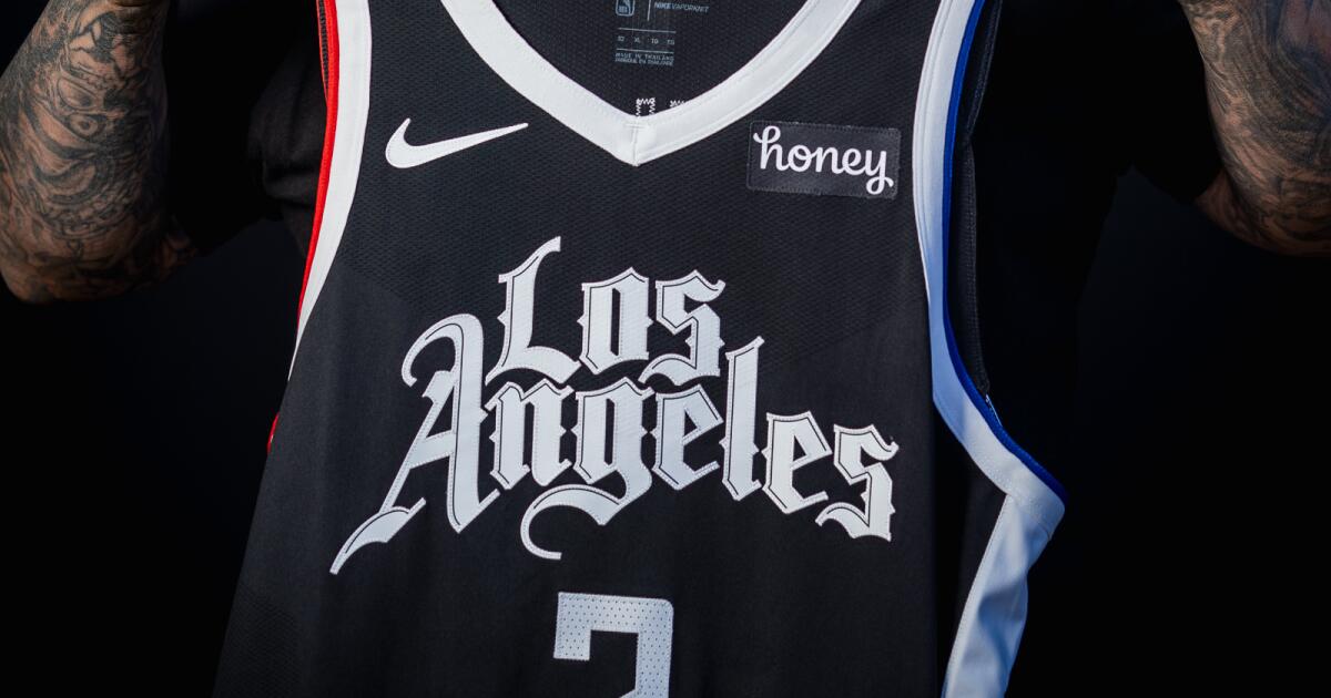 clippers honey jersey