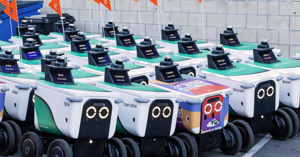 Le nombre croissant de robots de livraison s’étendra à 40 quartiers de Los Angeles
