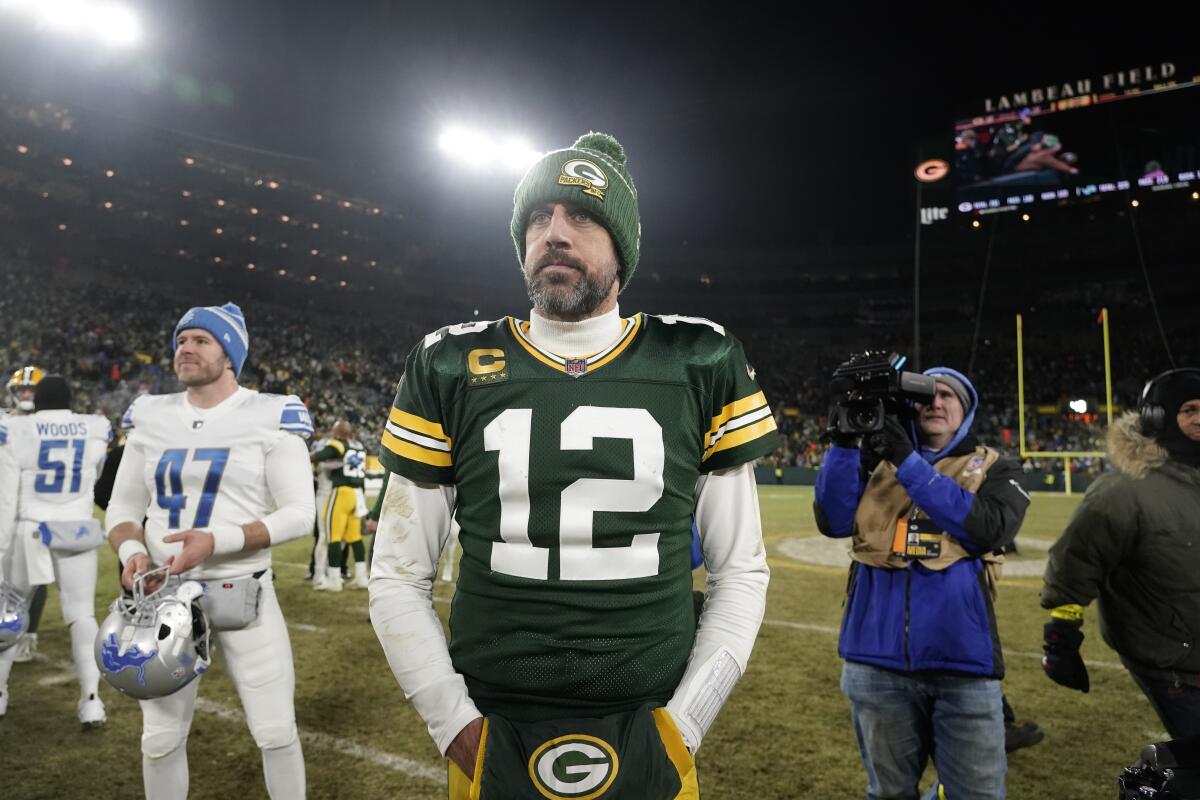 Rodgers' future heads list of Packers' offseason concerns - The San Diego  Union-Tribune