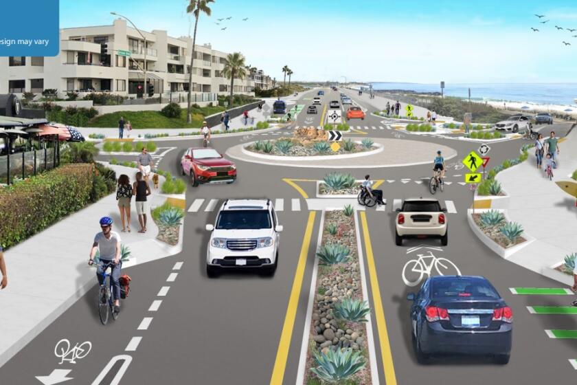 Carlsbad is asking residents what they think of this proposed roundabout for Tamarack Avenue and Carlsbad Boulevard.