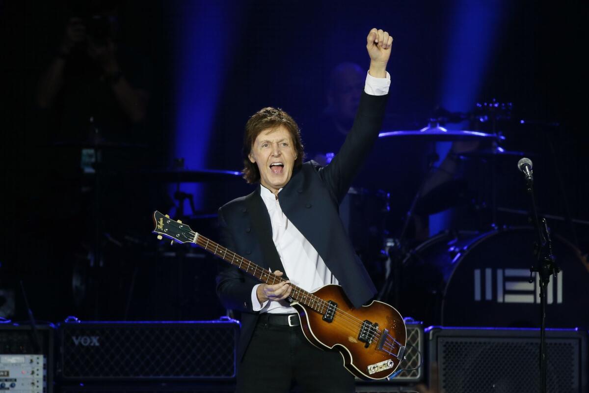 Paul McCartney performs in Saint-Denis, France, on June 11, 2015.