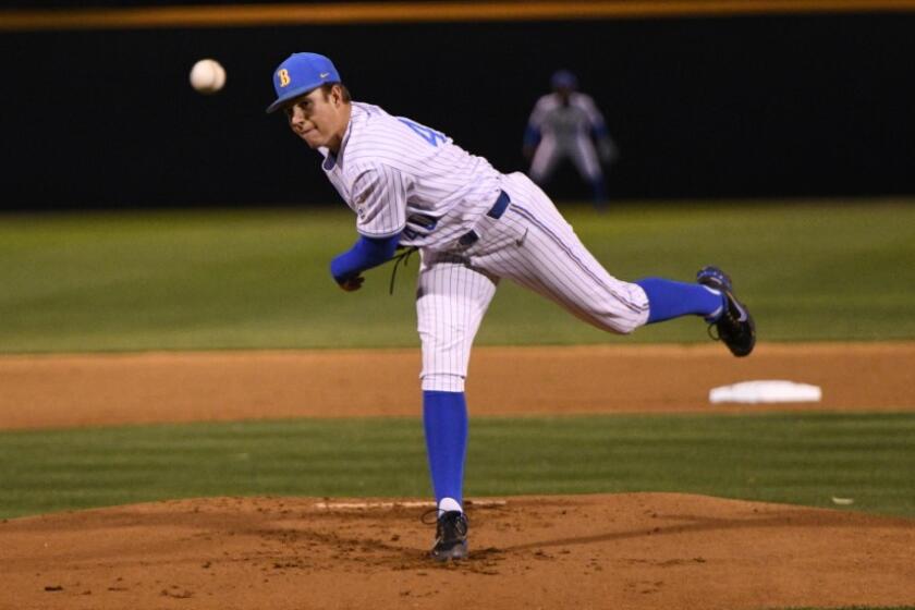 Freshman pitcher Ethan Flanagan of UCLA is back on the mound after not pitching since 2018 because of arm issues.