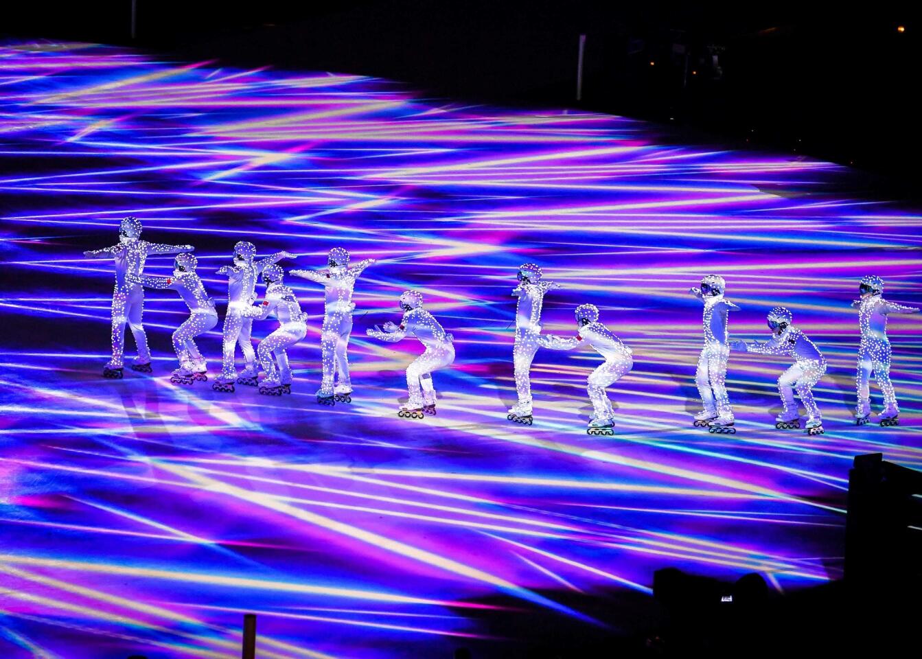 Dancers at the closing ceremony