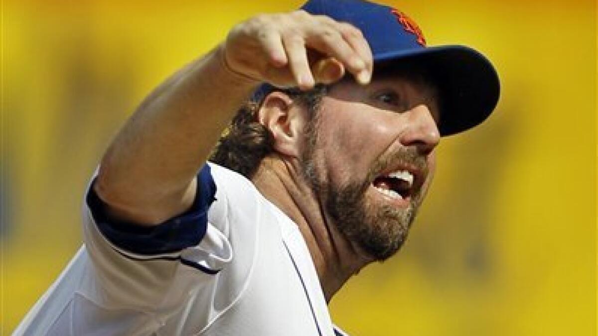 Dickey tweets his own deal: Mets trade him to Jays - The San Diego