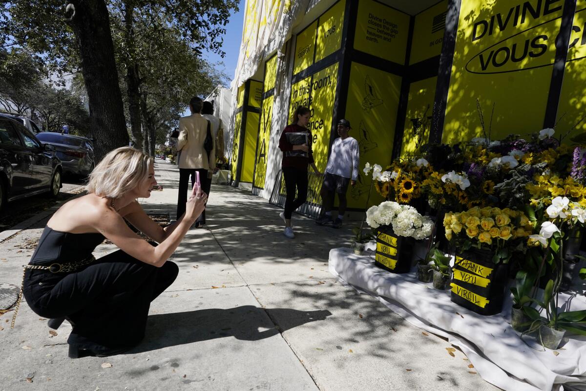 Louis Vuitton pays tribute to Virgil Abloh in Miami