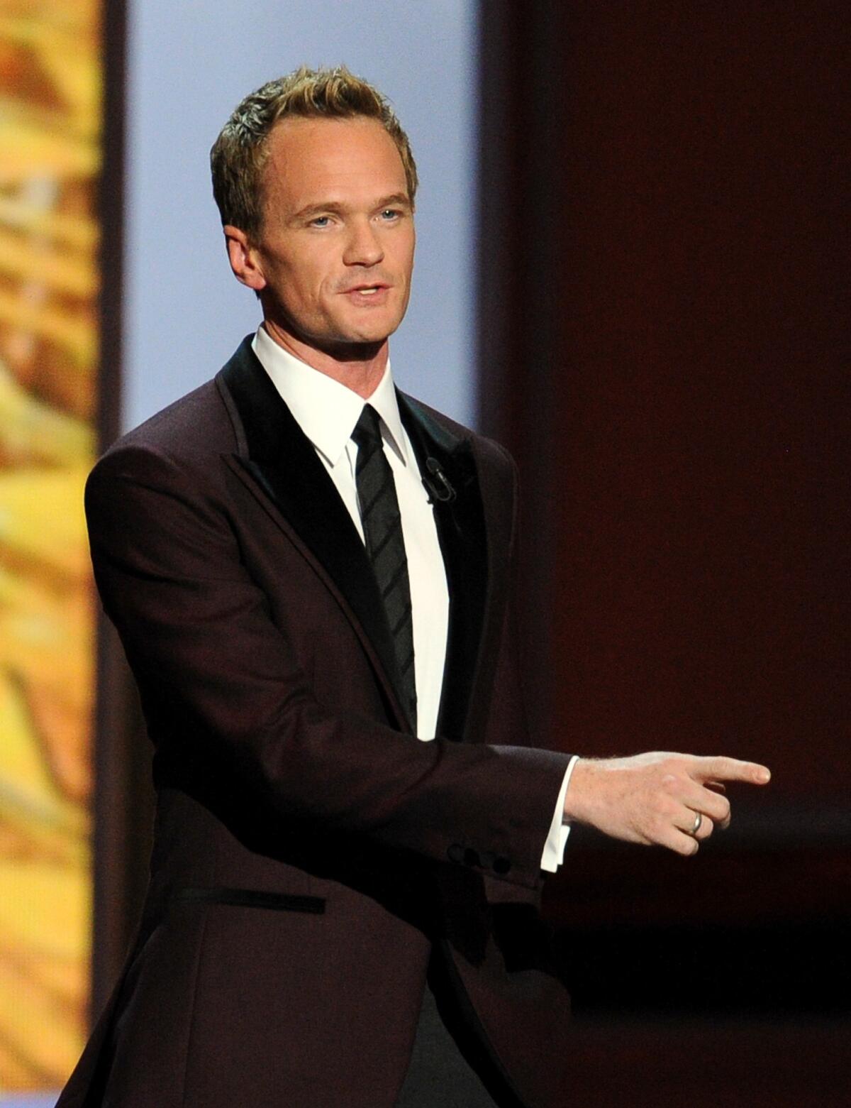 Emmy Awards host Neil Patrick Harris.