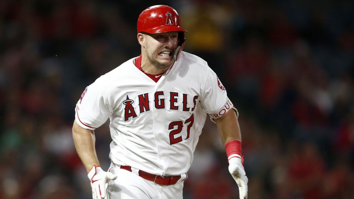 Angels win streak continues but Mike Trout leaves with groin injury - Los  Angeles Times