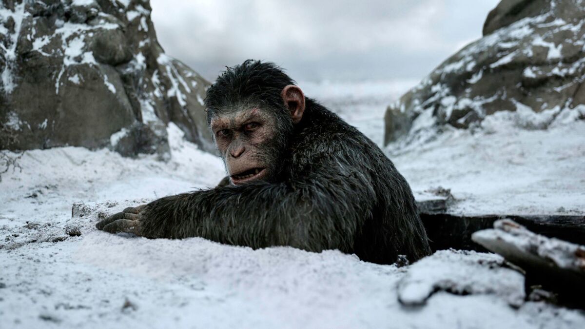 A scene from "War for the Planet of the Apes" from 20th Century Fox, one of the studios that has sued TickBox TV.