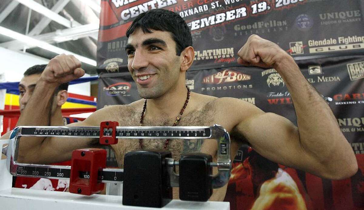 ARCHIVE PHOTO: Glendale resident Gabriel Tolmajyan will take on Edwin Solid at Chumash Casino Friday.