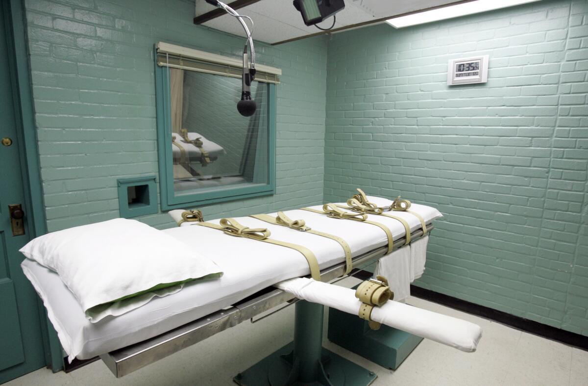The death chamber in Huntsville, Texas.