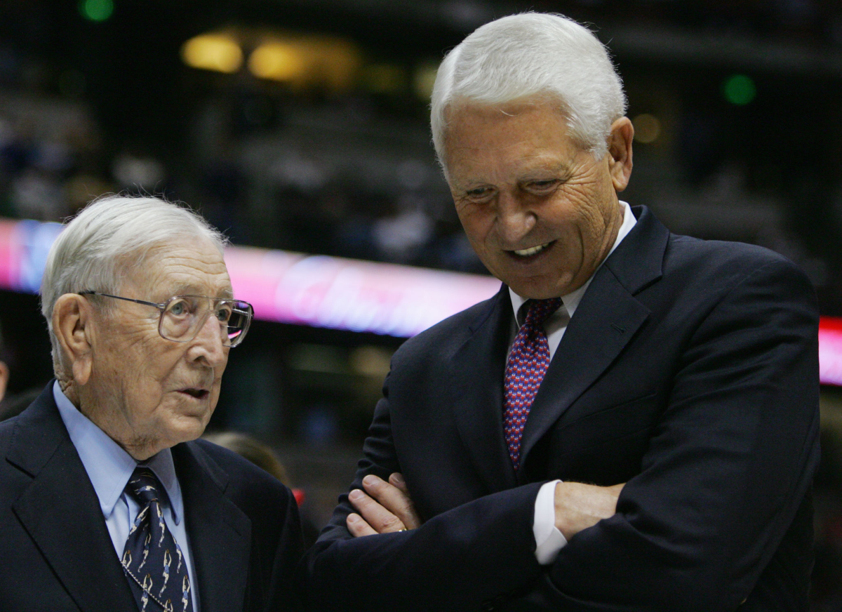 Lute Olson and wife Kelly