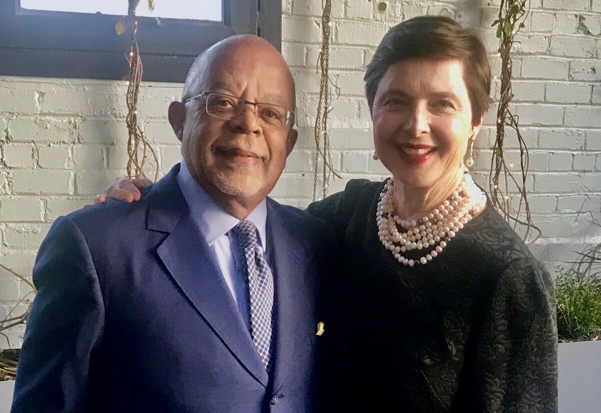 Henry Louis Gates, Jr. and Isabella Rossellini on "Finding Your Roots"