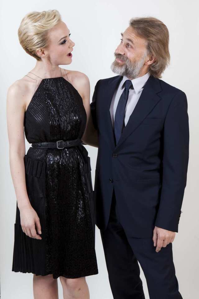 The award season is officially underway thanks to a star-studded kickoff party hosted by Starz. The Los Angeles Times was on the scene to shoot this year's Hollywood Film Awards honorees backstage, including Supporting Actress Award winner Carey Mulligan ("Drive" and "Shame") and presenter Christoph Waltz.