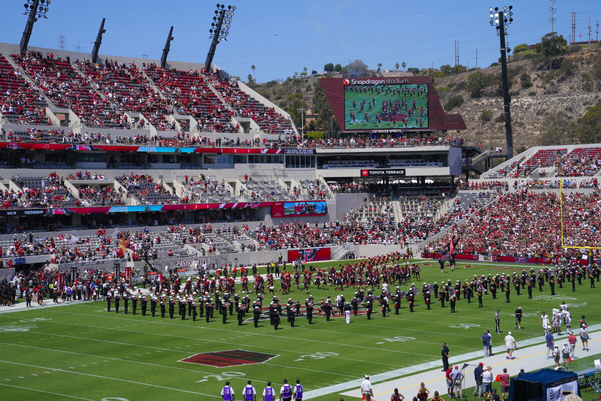 Aztec Football Game Aztecs AD on inaugural season at Snapdragon Stadium - The San Diego ...