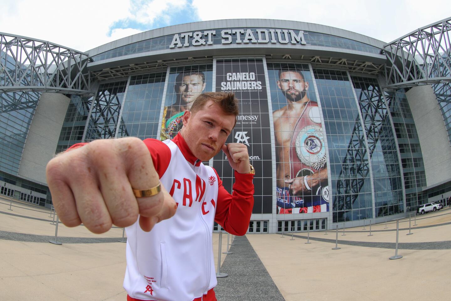 Boxing: Saul "Canelo" Alvarez Tours AT&T Stadium