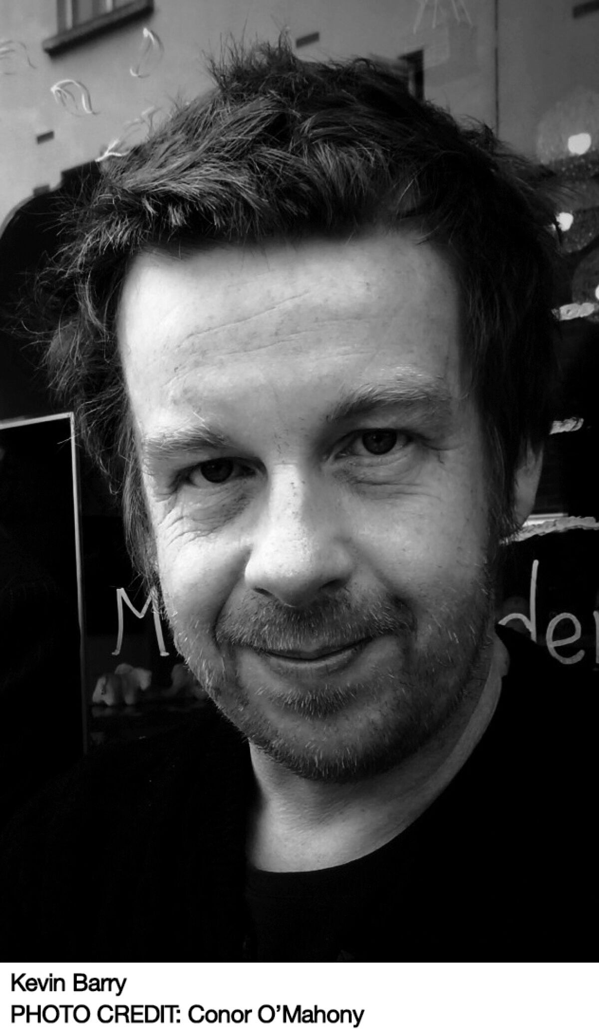 Kevin Barry's new book is "Night Boat to Tangier."