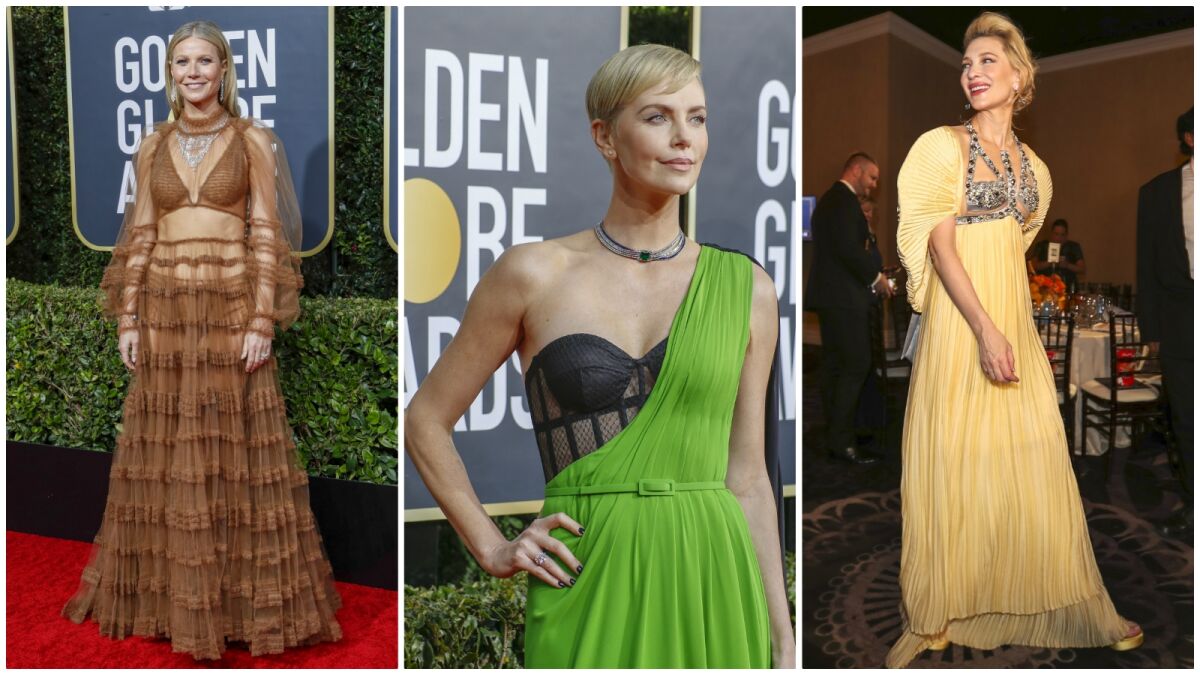 Underwear as outerwear at the 2020 Golden Globes