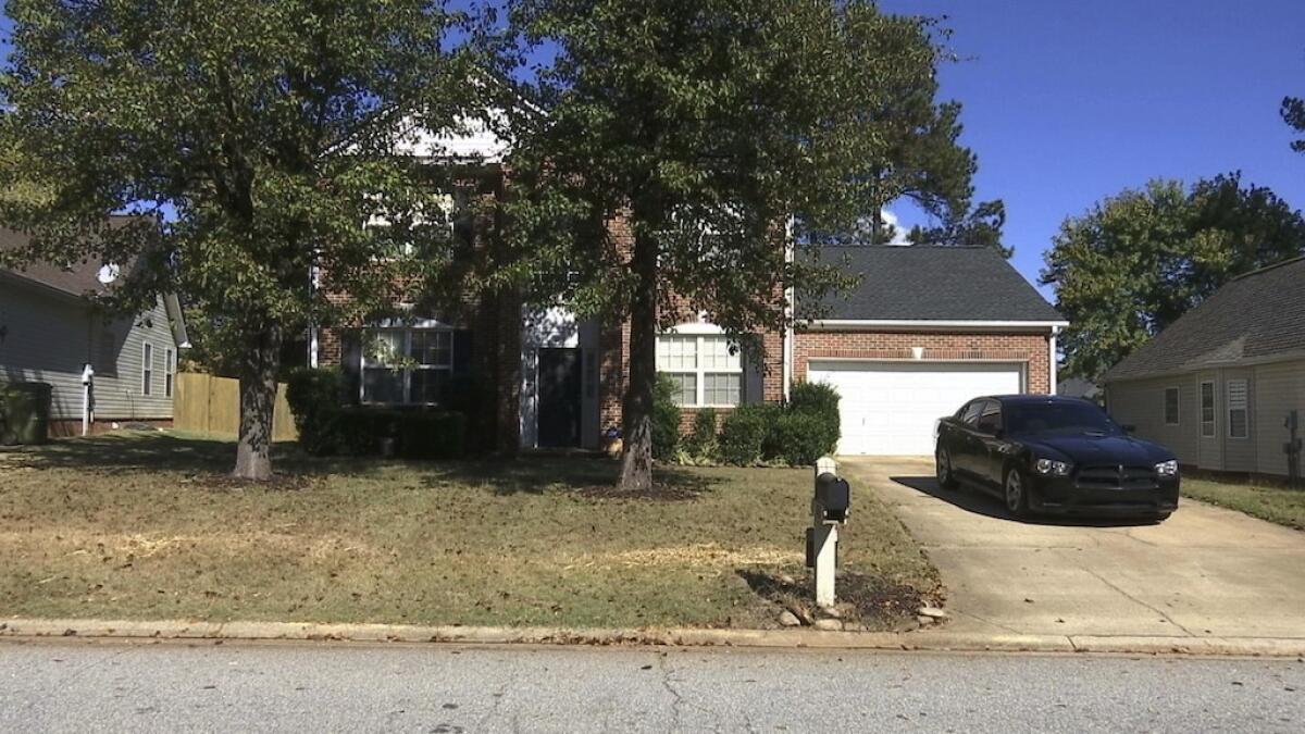 This image taken from video shows the exterior of Todd Kohlhepp's home in Moore, S.C., on Friday.