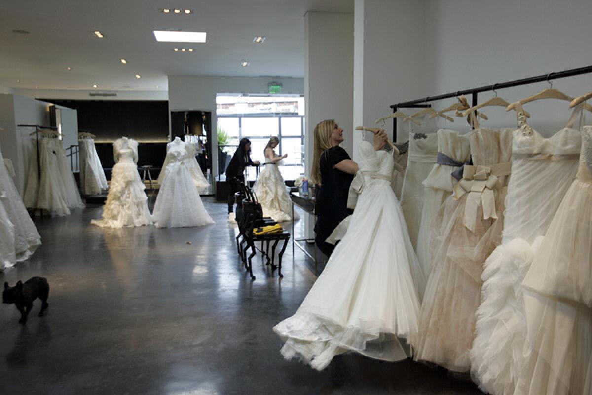 BRIDAL AND MORE: Vera Wang has opened an L.A. boutique.