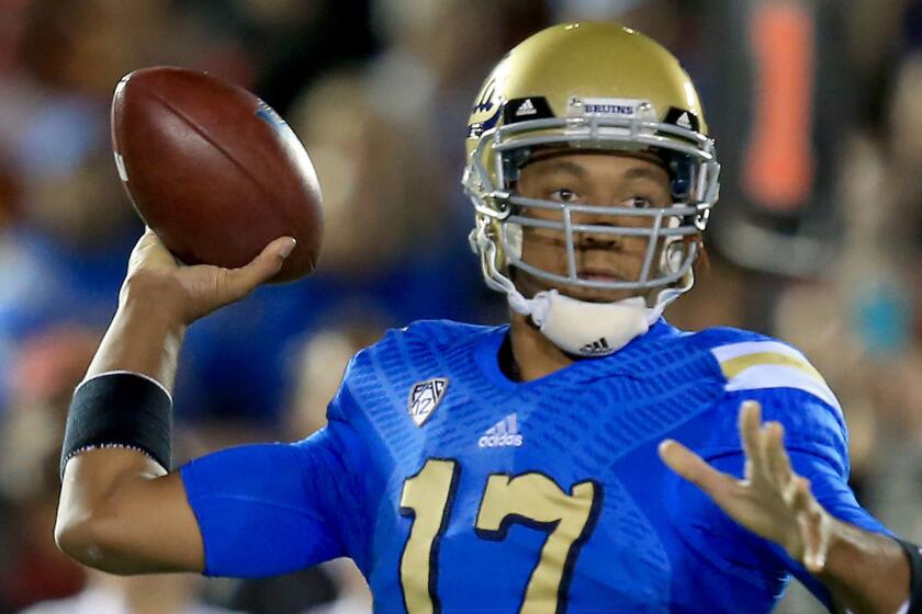 Quarterback Brett Hundley and his UCLA teammates will head to San Antonio for the Alamo Bowl on Jan. 2.