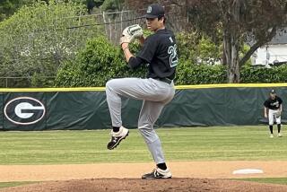 Justin Santiago of Bonita struck out 13 and threw a three-hit shutout in a 2-0 win over Glendora.