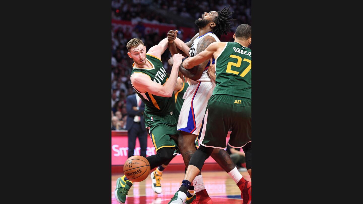 DeAndre Jordan, Gordon Hayward, Rudy Gobert