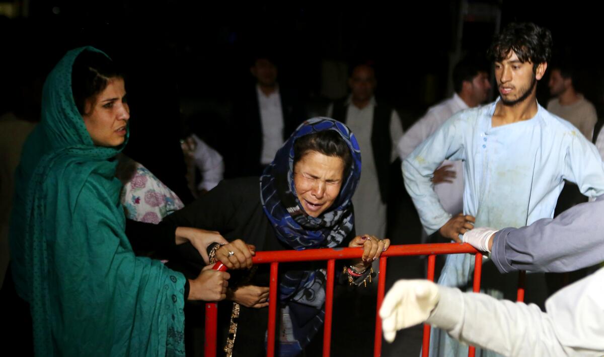 Afghanistan wedding hall blast