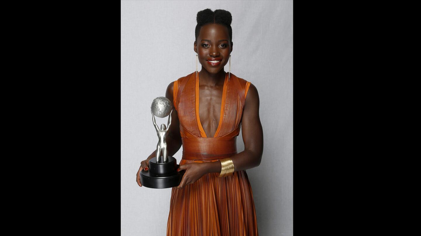 Lupita Nyong'o won as outstanding supporting actress in a motion picture for her role in "12 Years a Slave."