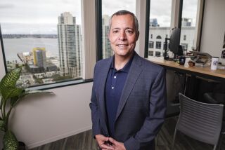 San Diego, CA - May 31: Ascent CEO Ken Ruggiero poses for photos in his office in downtown on Wednesday, May 31, 2023 in San Diego, CA. (Eduardo Contreras / The San Diego Union-Tribune)
