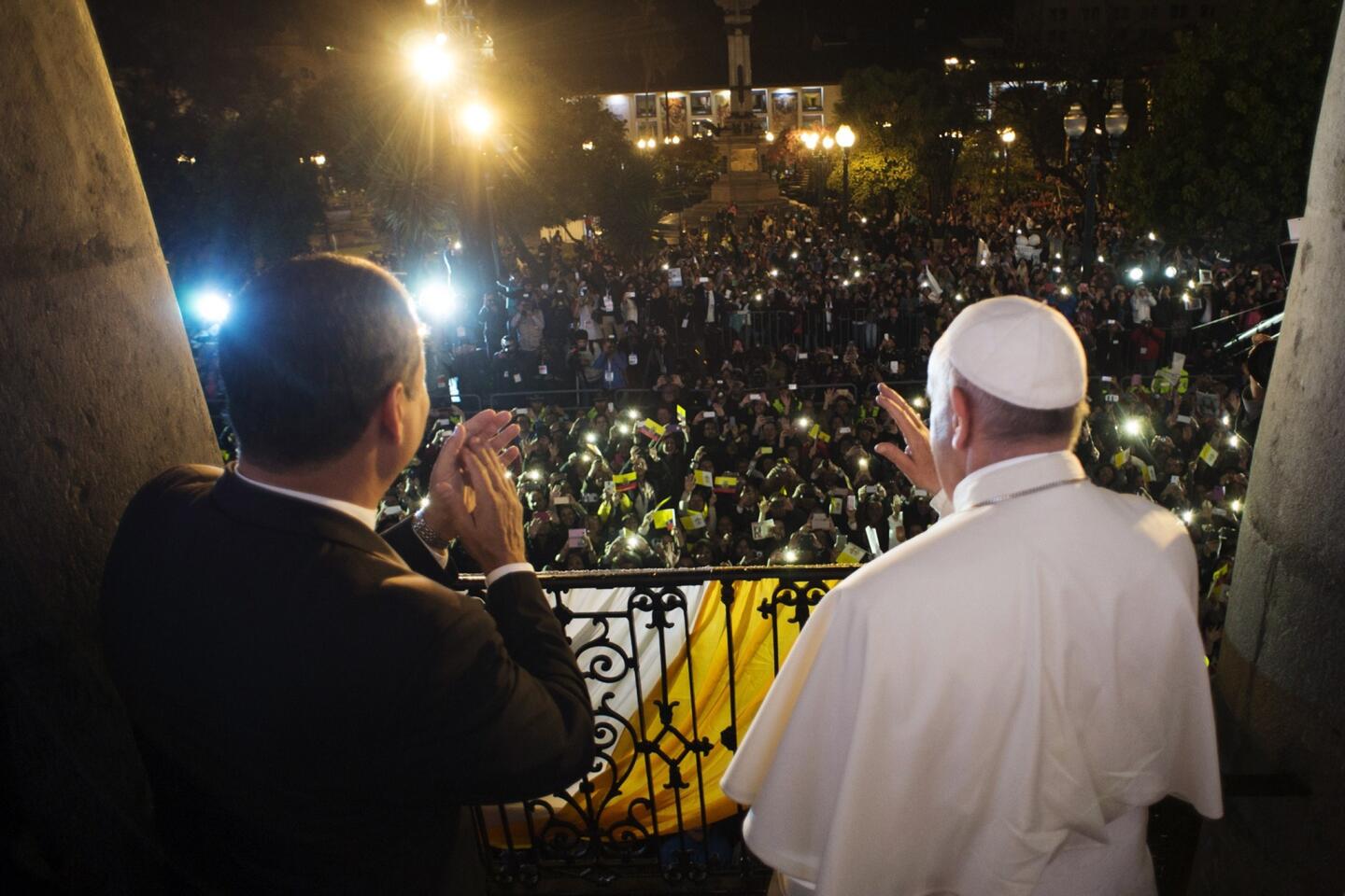 Pope Francis in Ecuador