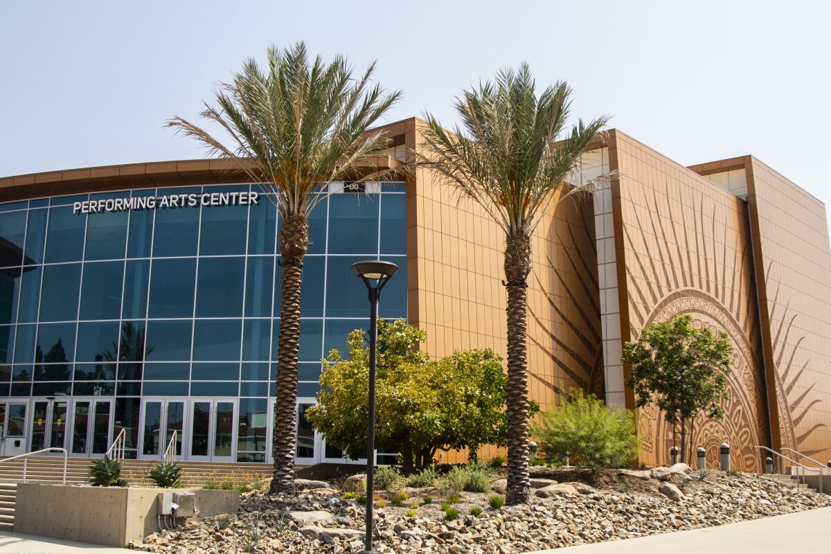 The Southwestern College Performing Arts Center in Chula Vista.