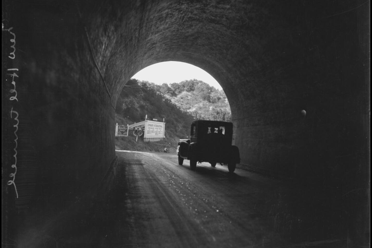 Newhall Tunnel in 1928