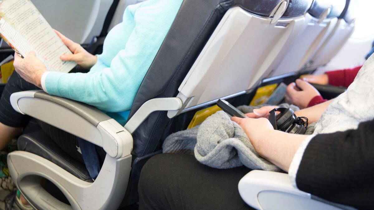 Seats on some airlines have reduced legroom over the last few years.