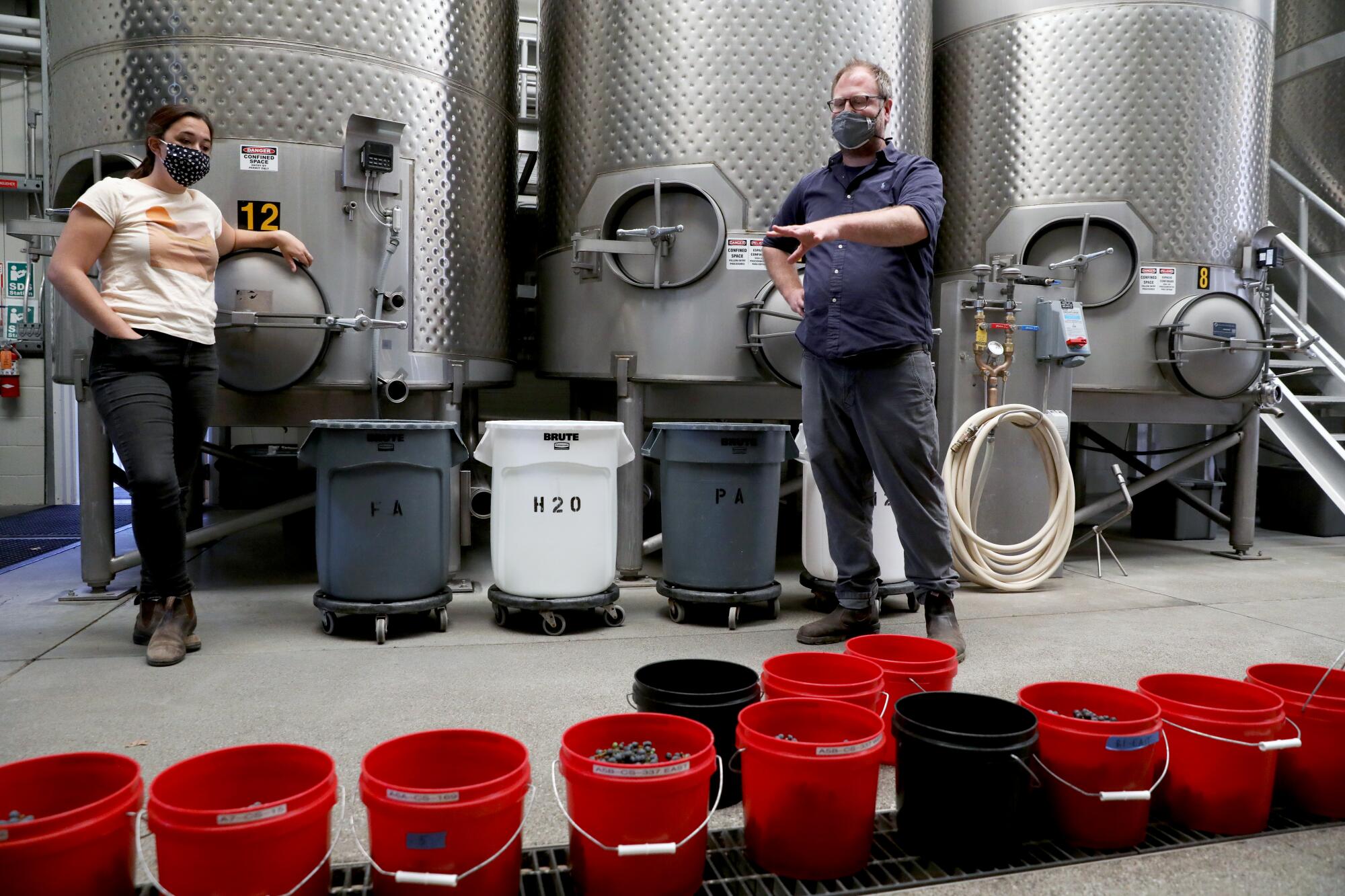 Dan Petroski, chief wine maker of Larkmead Vineyards
