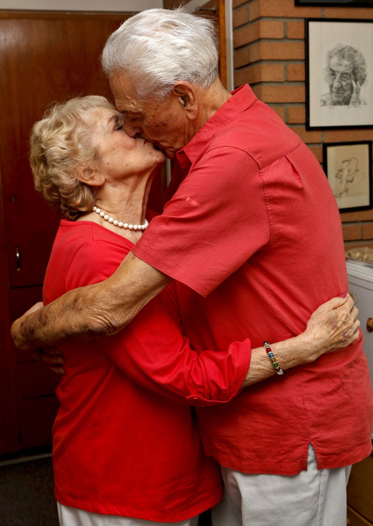 "I think we fell in like, and from falling in like, it grew to love. And at our age that's simply spectacular," 88-year-old Jerri Kane says of her relationship with Ray Sternberg, 93.