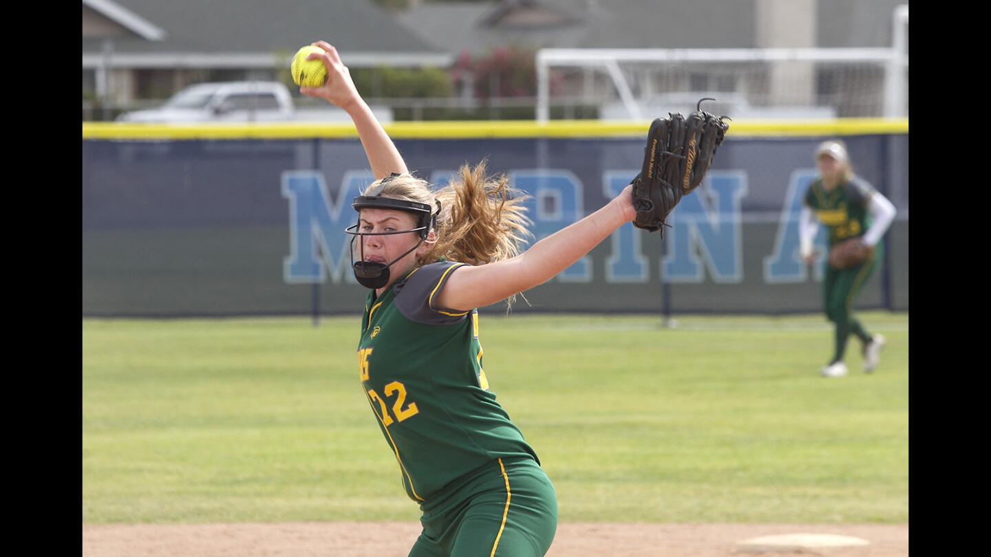 Marina Gets the Win Over Edison in Girls Softball