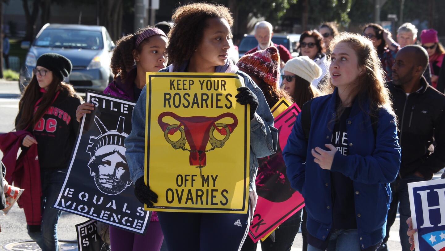 Los Angeles women's march