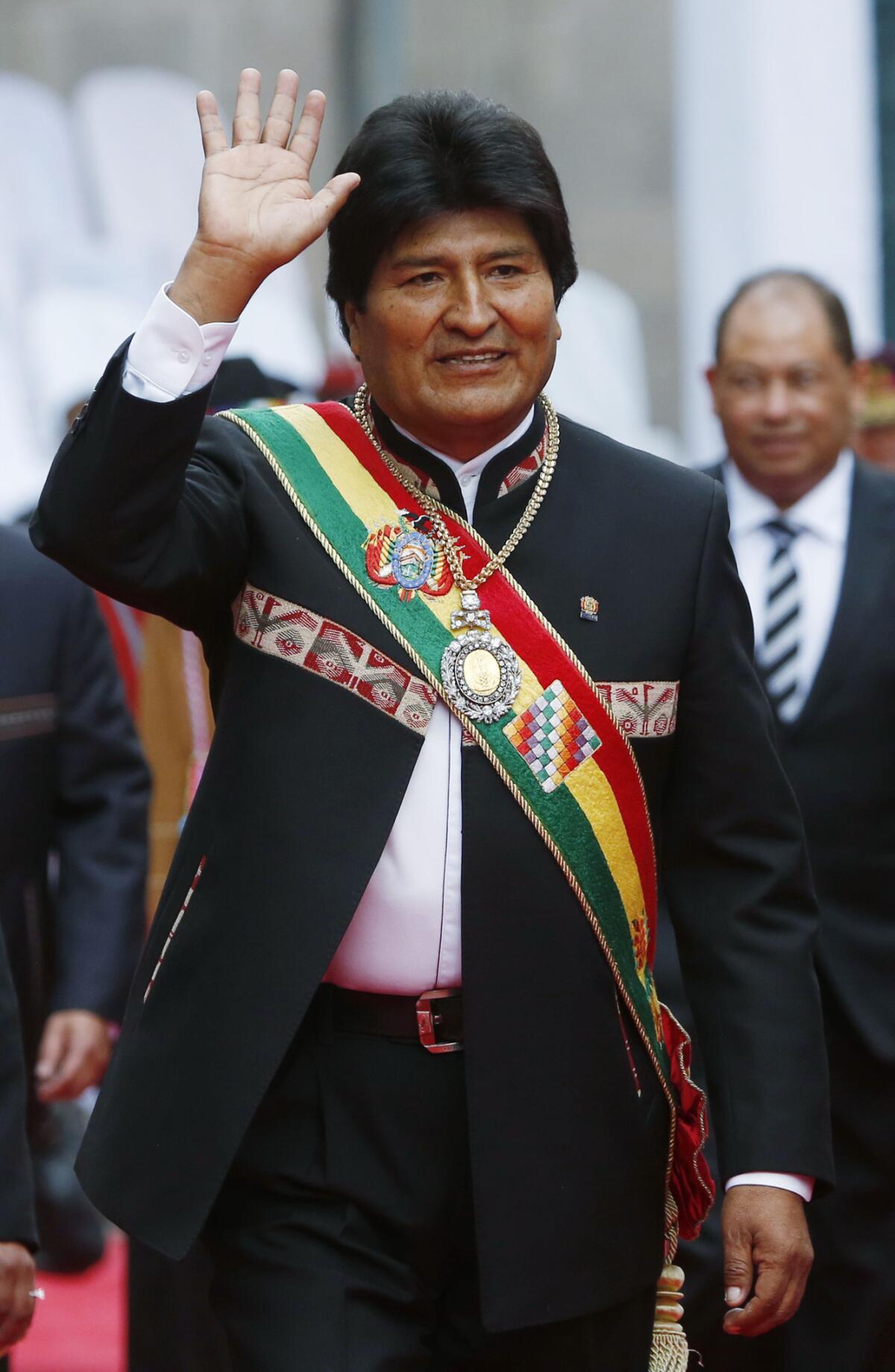 El presidente boliviano Evo Morales. (Foto AP/Juan Karita)