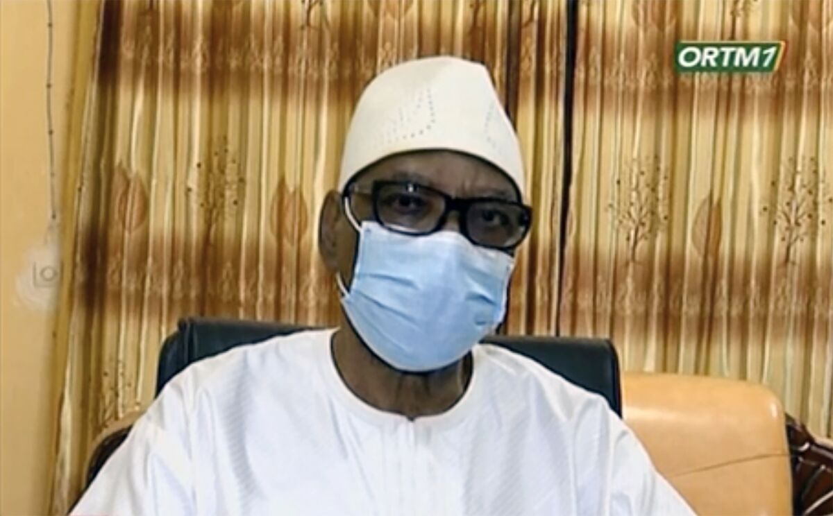 Deposed Malian President Ibrahim Boubacar Keita
