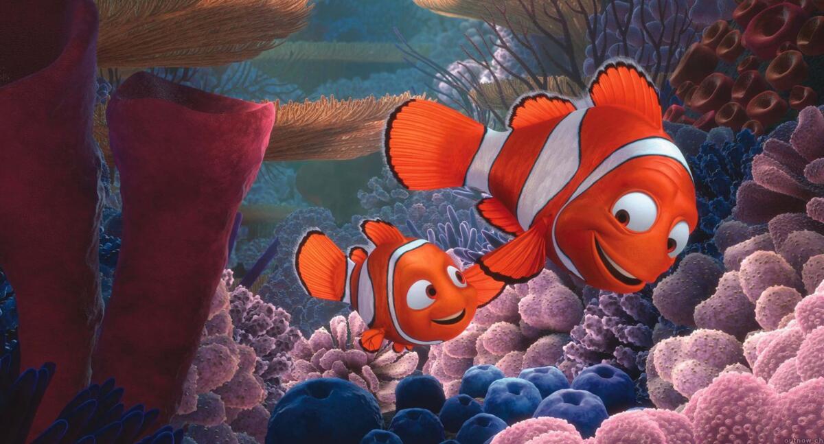 A still from animated movie "Finding Nemo" (2003)