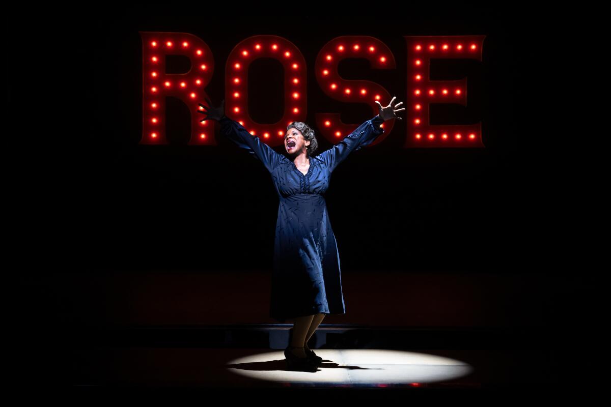 Audra McDonald successful "Gypsy" astatine Broadway's Majestic Theatre.