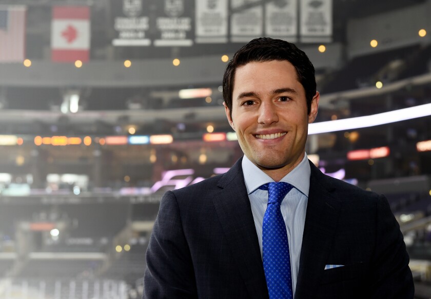 Alex Faust has faced plenty of criticism from fans since taking over as the Kings play-by-play announcer in place of Bob Miller in 2017.
