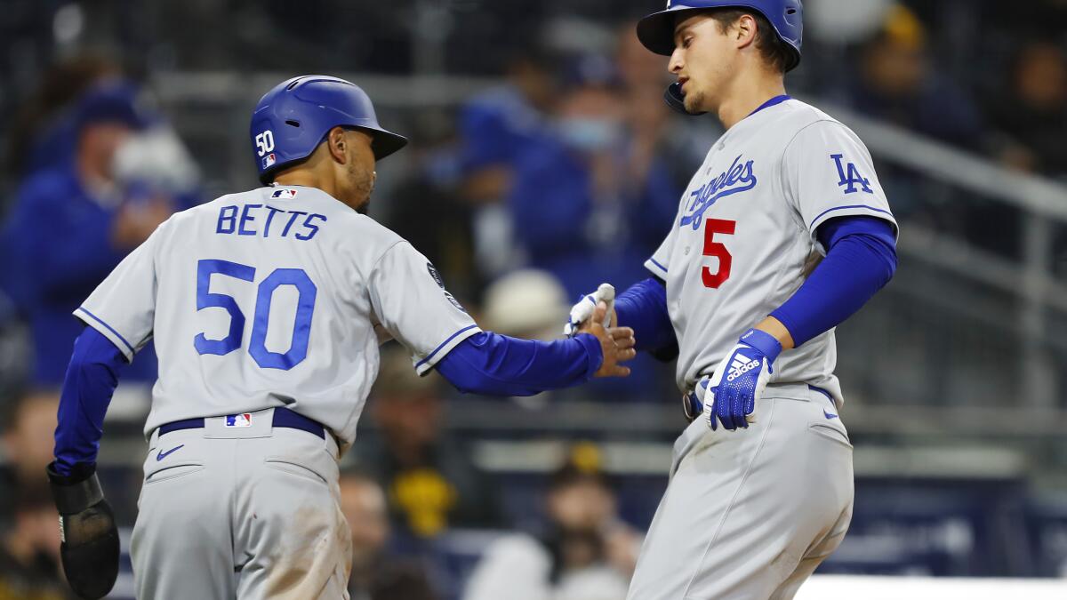Betts leads MLB in jersey sales, 4 Dodgers in top 10 - The San Diego  Union-Tribune