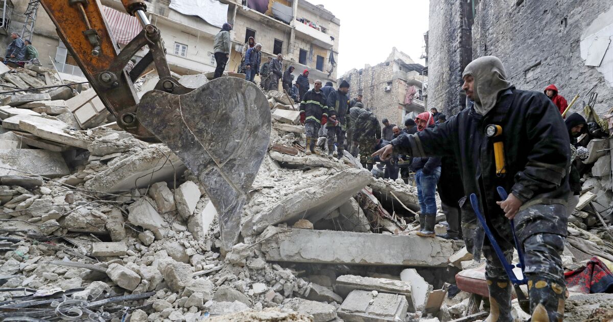 Race to find survivors in Turkey and Syria as quake death toll passes 5,300