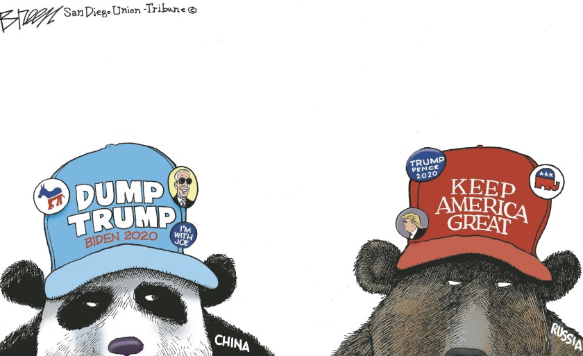 Russia Wants Trump China Hopes For Biden To Win 2020 Election The San Diego Union Tribune