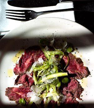 Skirt steak carpaccio