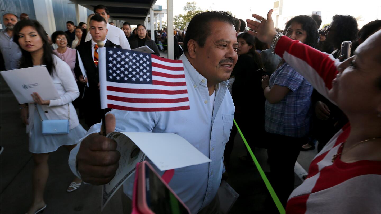 Naturalization ceremony