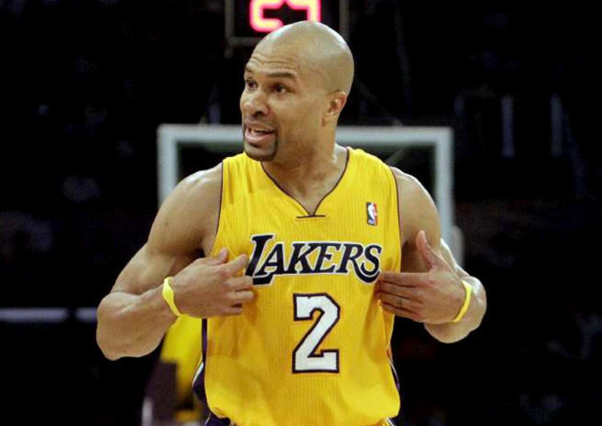 The Lakers don't have plans to sign a point guard, despite the availability of Delonte West and Derek Fisher.