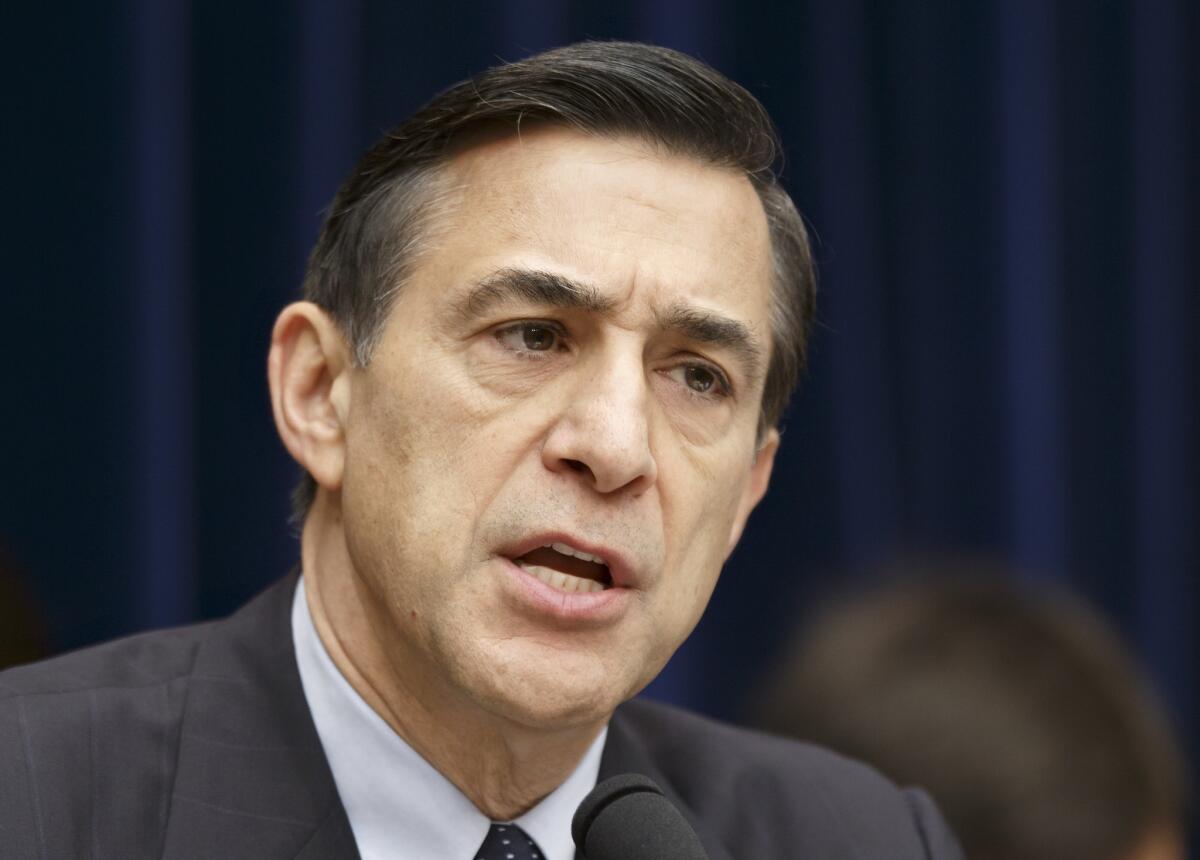 Rep. Darrell Issa (R-Vista) lashed out at California gubernatorial candidate Tim Donnelly after Donnelly tried to tie rival Neel Kashkari to Sharia law.